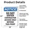 Signmission Do Not Enter Contractor Access OSHA Notice Sign, Aluminum, 18in W x 24in L, 2PK OS-2PACK-NS-A-1824-V-11177 - alternate 6